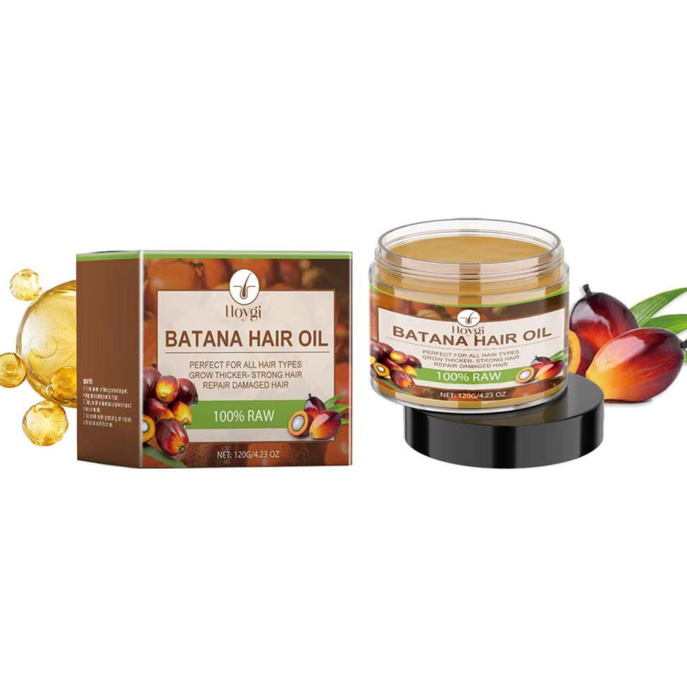 120G Natural Batana Oil for Healthy Hair Treatment Oil Natural Promotes Hair Wellness for Men Women Reduce Hair Break