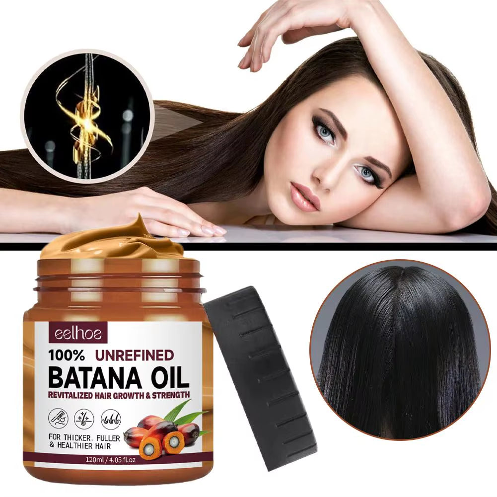 120G Natural Batana Oil for Healthy Hair Treatment Oil Natural Promotes Hair Wellness for Men Women Reduce Hair Break