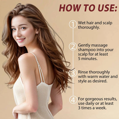 Batana Oil Shampoo - Pure Natural Formula for Deep Cleansing Scalp and Reduced Hair Breakage, 300ml