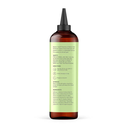 Rosemary and Batana Hair Oil (2 Fl Oz) | Revitalizing and Strengthening Treatment for Enhanced Hair Health | Paraben-Free | Suitable for All Hair Types